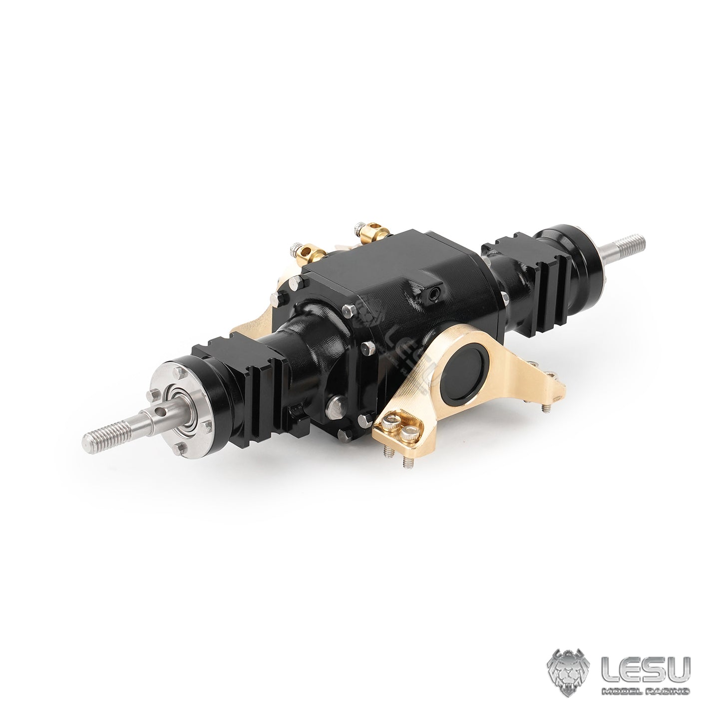 LESU 1/14 WA100M-8 loader with differential lock gear ratio 1:3 front axle and rear axle RD-2039 RC axle parts