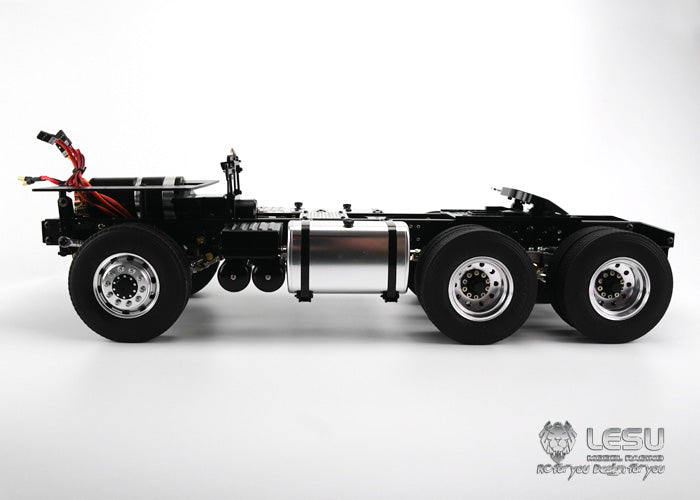 LESU 1/14 Tamiya Scania R620 R470 tractor truck 6X6 metal chassis tractor remote control toy model