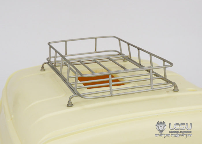 LESU 1/14 RC Truck Cab Metal Stainless Steel Canvas Frame G-6127 for Tamiya Mud Truck Model Toy Upgrade Modification DIY Parts