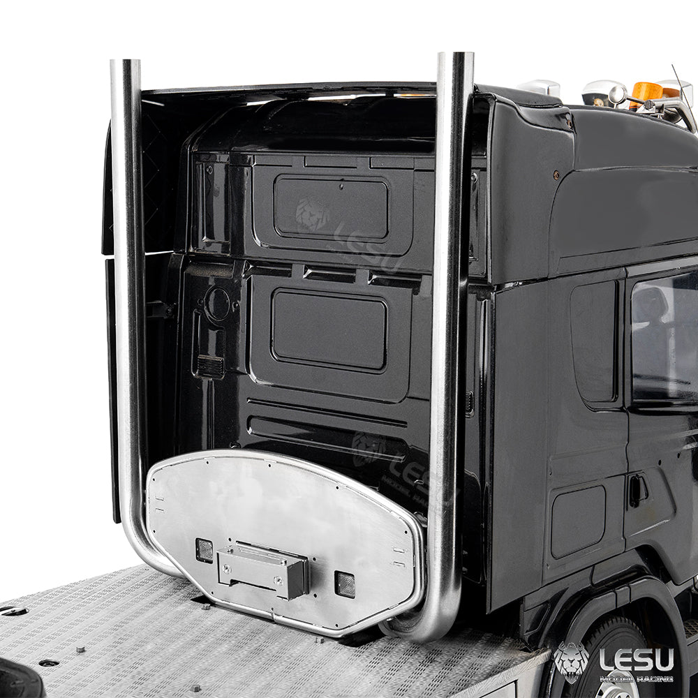 LESU1/14 Tamiya tractor truck DIY modified car model exhaust pipe assembly double hole chimney
