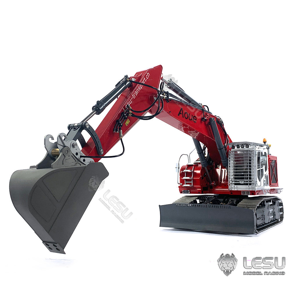 LESU 1/14 Engineering Machinery Model Excavator ET35 Modified Quick-Removal Metal Trapezoidal Bucket Attachment