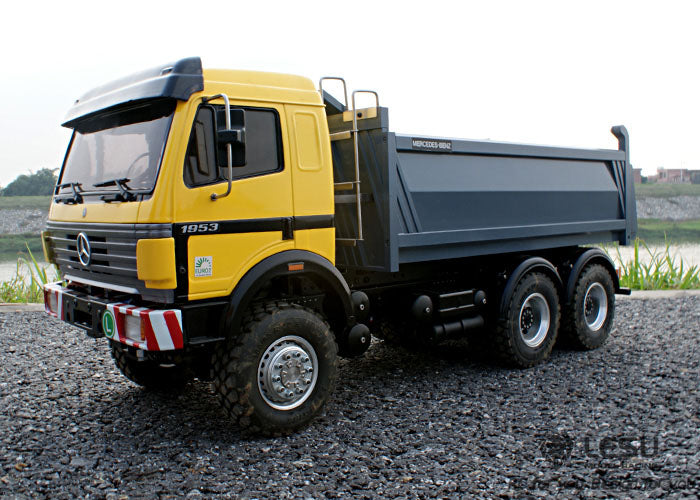 LESU 1/14 Tamiya dump truck DIY remote control model accessories modified beam finished dump truck 6X6 beam L-104