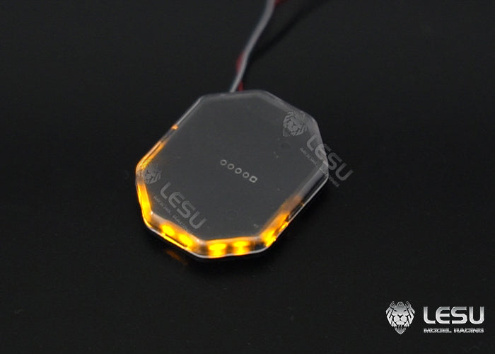 LED red blue yellow variable mode fire truck engineering warning dome light parts LESU 1/14 truck toy Tamiya tractor truck