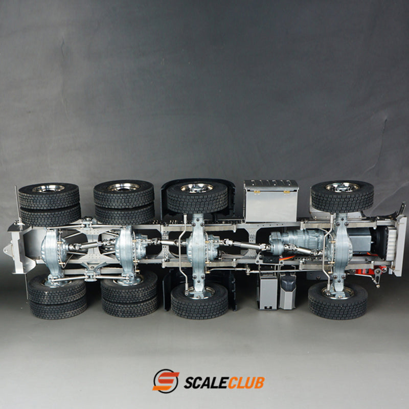 scaleclub Tamiya 1/14 Mercedes-Benz 8x8 heavy-duty trailer chassis