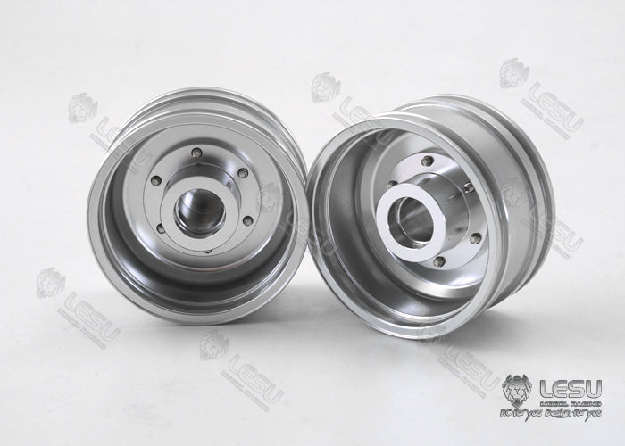 1/14 truck toy aluminum alloy front wheel hub wide tire W-2053 Tamiya tractor universal modified model accessories