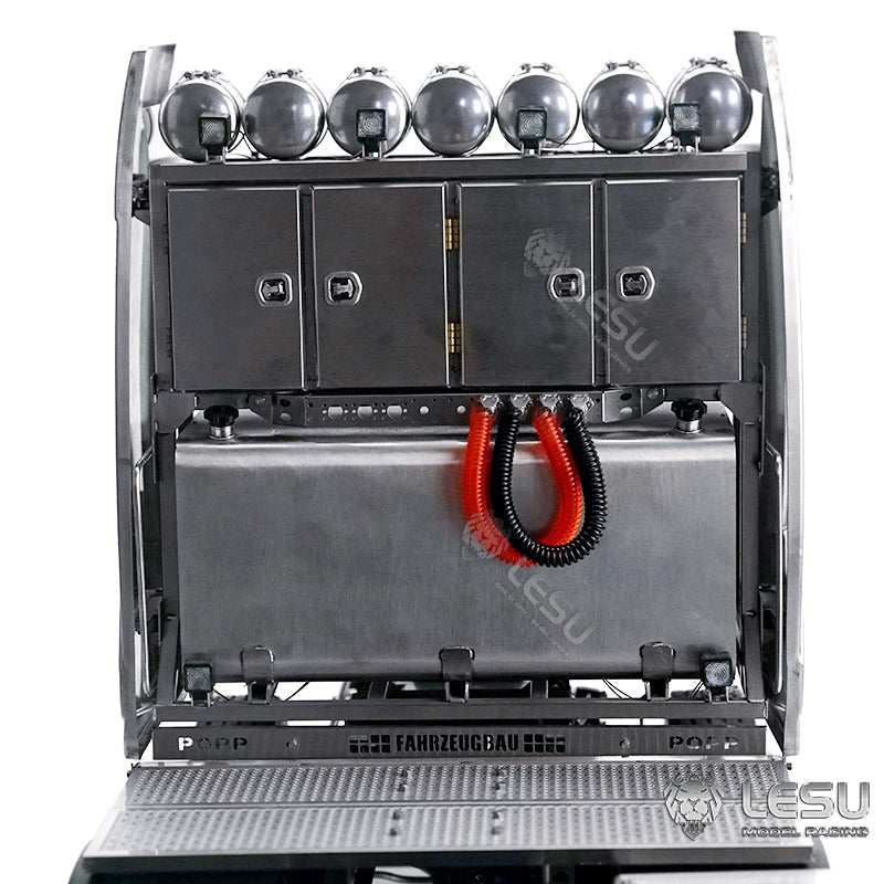 1/14 simulation truck gas pipe line rack equipment rack decoration modification accessories fixed Tamiya model LESU
