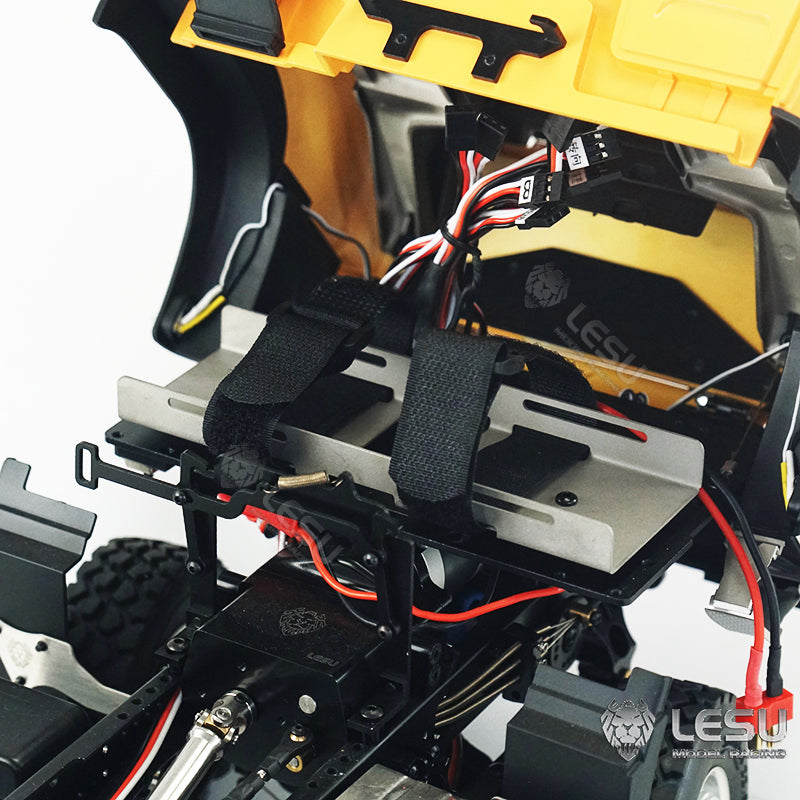 1/14 Truck Metal Second Floor Battery Slot Tamiya Tractor Mud Head DIY Modified Accessories Model Rayspeed LESU