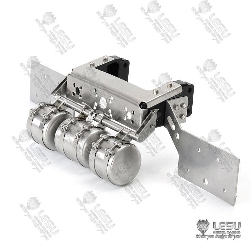 Tamiya tractor toy tail beam tail light rack three gas tank set L-1030 1/14 truck universal modified LESU