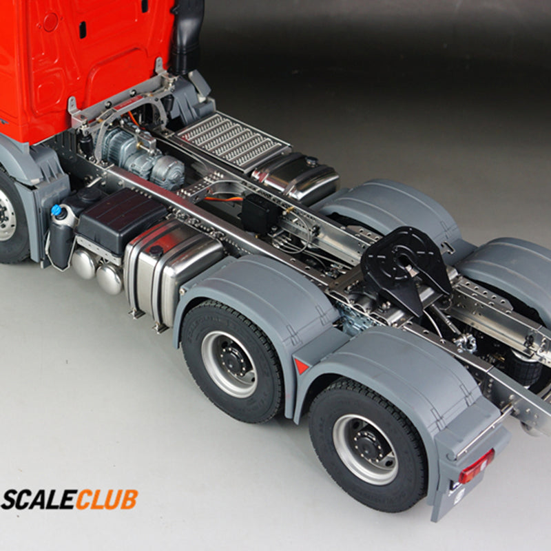 scaleclub 1/14 Tamiya Mercedes Benz 3363 Upgrade 6X6 6X4 Full Metal Chassis