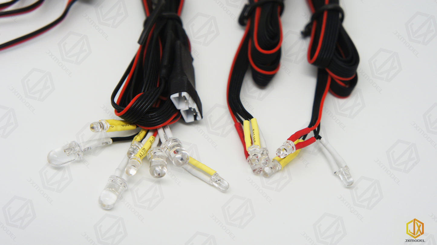 LED Light Set - JXmodel MAN F2000 Mercedes-Benz Scania Tamiya Trailer Truck 1/14