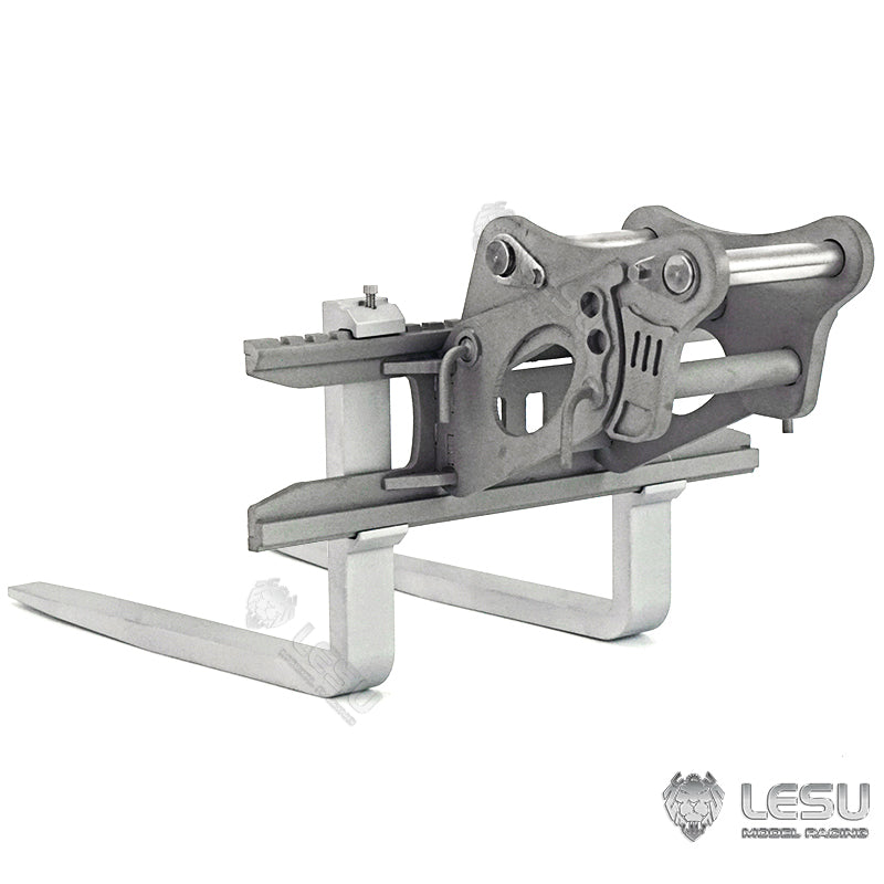 LESU 1/14 simulation hydraulic excavator PC360, wheel excavator, small short tail modified quick change fork attachment