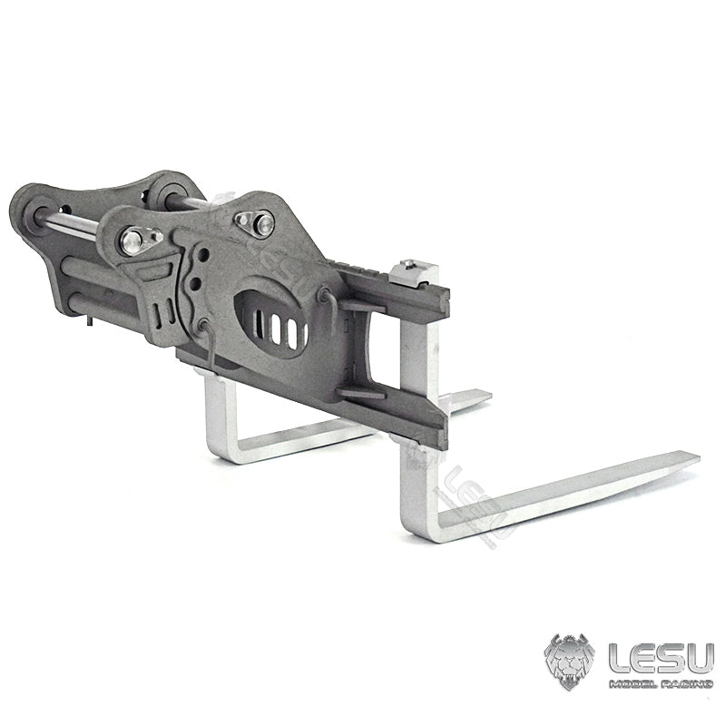 LESU 1/14 Engineering Hydraulic Excavator CAT 374F Modified Quick Change Metal Fork Attachment