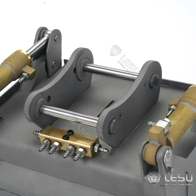 LESU 1/14 Engineering Hydraulic Excavator CAT 374F Modified Quick Change Hydraulic Opening and Closing Bucket Attachment