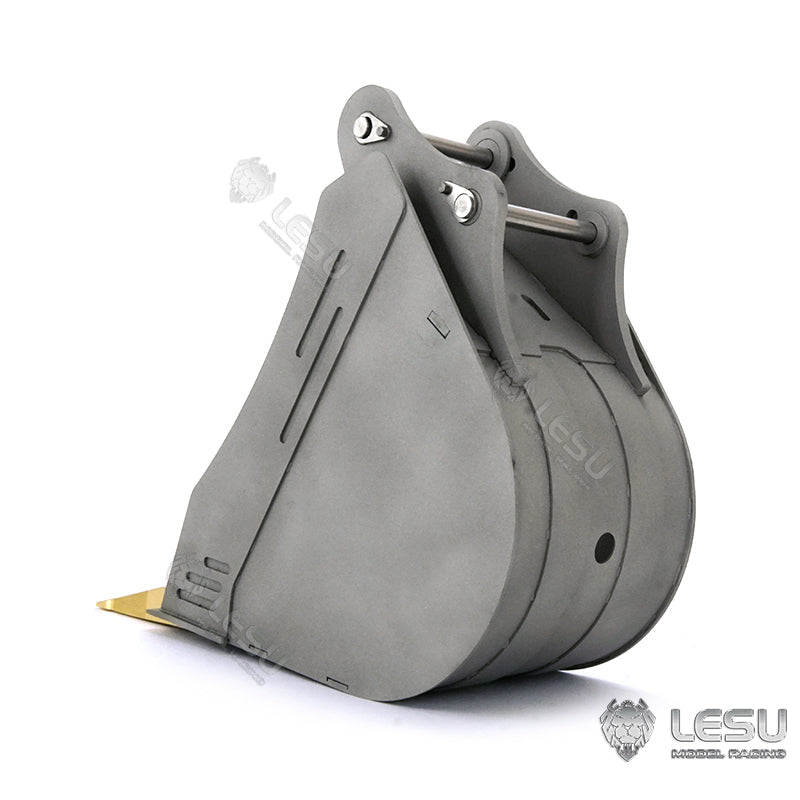 LESU 1/14 Engineering Hydraulic Excavator CAT 374F Modified Quick Release Narrow Bucket Attachment