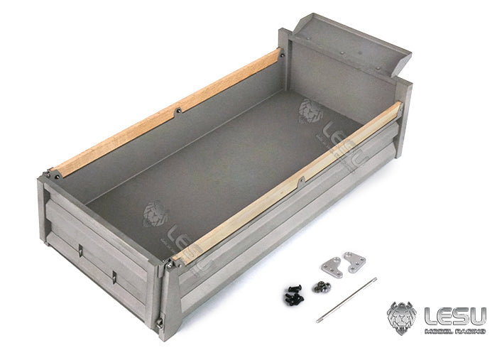 LESU 1/14 Tamiya Truck King mid-cylinder dump truck model toy metal dump bucket