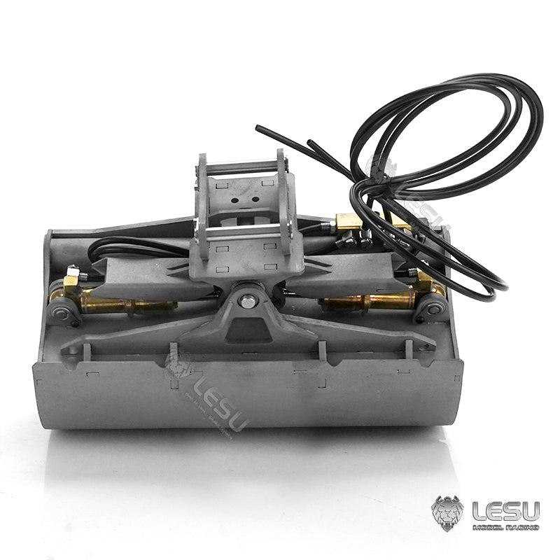 LESU 1/14 simulation hydraulic excavator PC360, wheel excavator, small short tail modified quick-detach metal hydraulic tilt bucket attachment