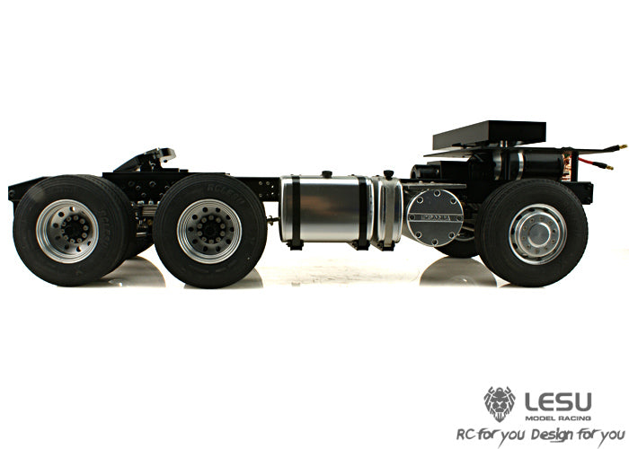 LESU 1/14 Tamiya Scania tractor truck metal three-axle 6X4 chassis remote control car model modification