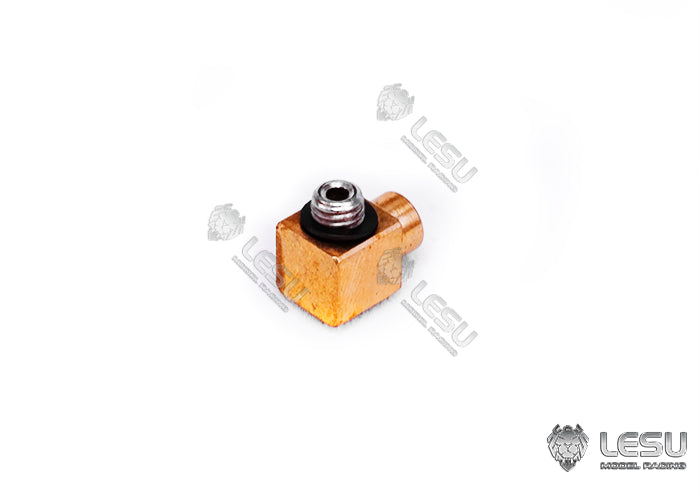 LESU engineering machinery model hydraulic components Y-1530 copper tube welding straight through bending excavator metal accessories