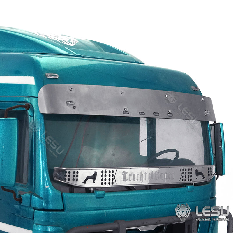 For 1/14 RC Tamiya TGX tractor truck model sun visor lighting set upgrade accessories LESU S-1304-A C