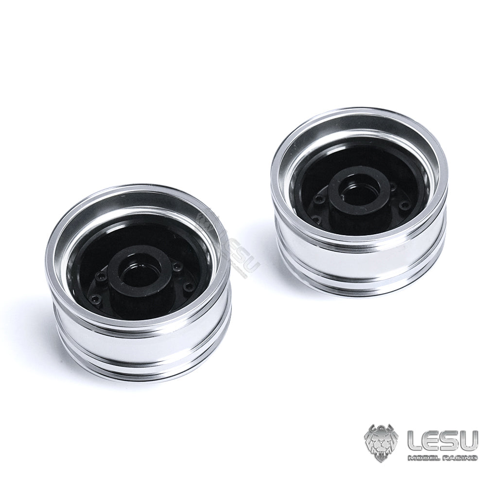 1/14 truck model toy aluminum alloy simulation front wheel hub W-2018-C modified Tamiya accessories LESU