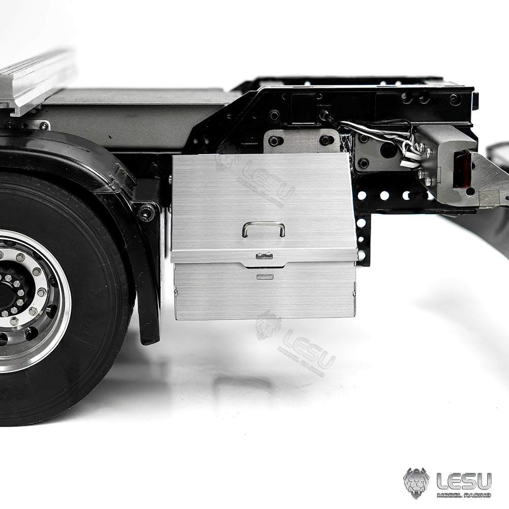 1/14 Truck Dump Truck Simulation Toolbox Openable G-6184-B Tractor Model LESU