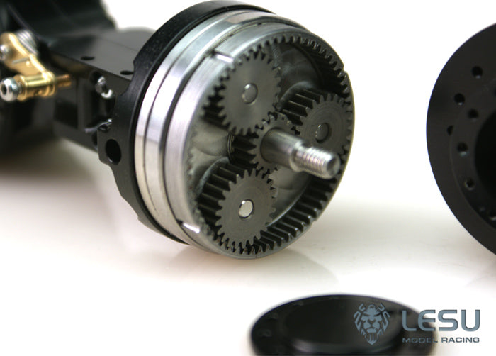 LESU 1/16 loader engineering vehicle RD-2001 lock differential axles wheel side planetary reduction axles modification model