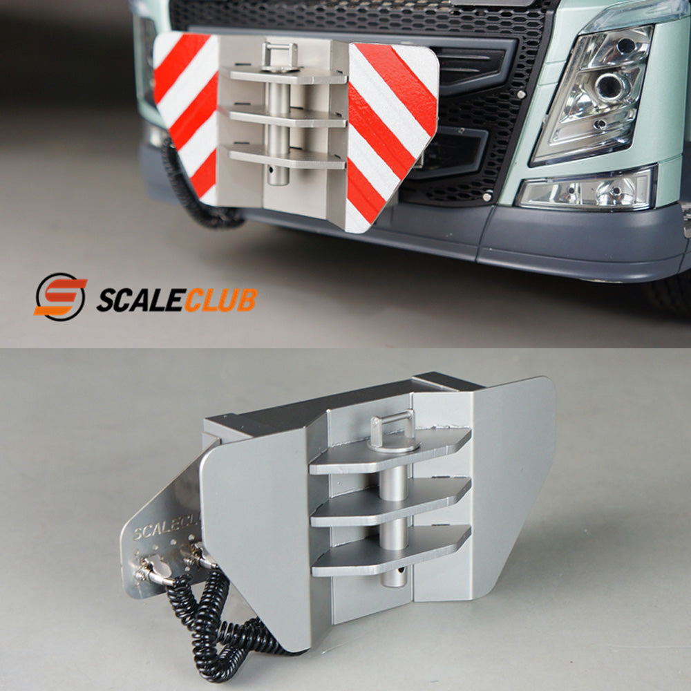 Scaleclub Model Euro Truck Style Metal Front Tow Hook for Tamiya FH16 1/14 RC Heavy Duty Towing Truck Model Toy Upgrade Parts