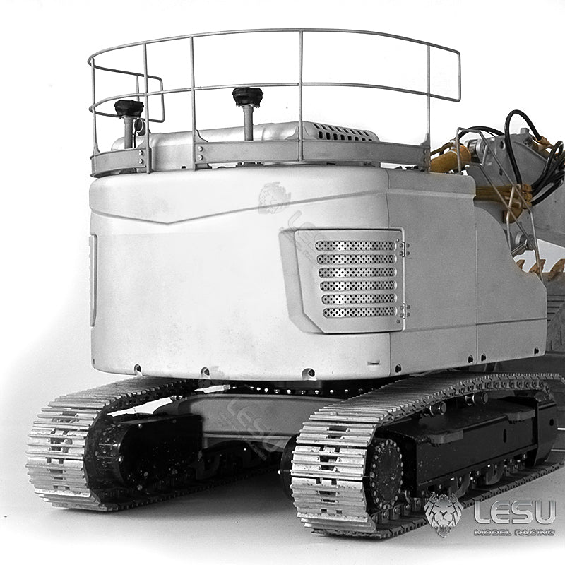 LESU 1/14 engineering excavator model toy short tail ET26 cab metal guardrail DIY modification parts