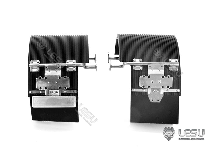1/14 model toy dump truck Tamiya tractor metal modified parts semicircular rear light frame fender LESU