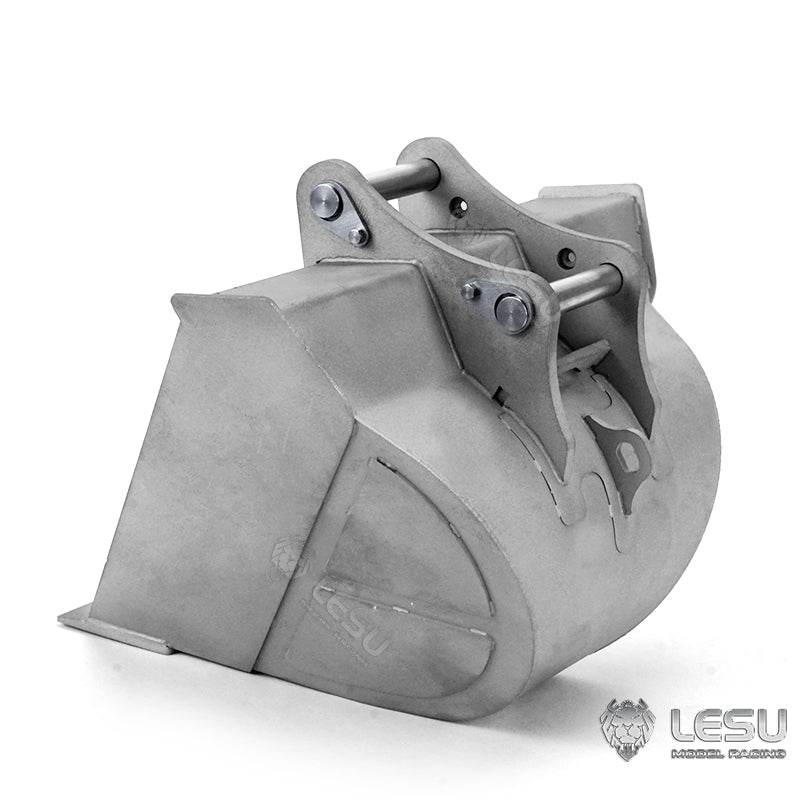 LESU 1/14 simulation hydraulic excavator PC360, wheel excavator, small short tail modified quick-detach metal trapezoidal bucket accessories