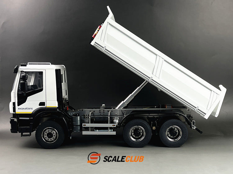 Scaleclub 1/14 full metal Iveco 6x6 hydraulic dump truck RTR to play