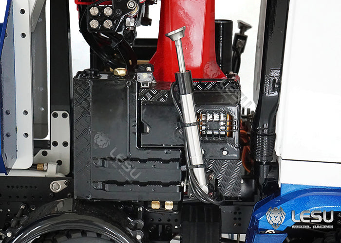 LESU 1/14 Roll-on/Roll-off Truck Crane Full Unloading Benz 3363 Truck Remote Control Model RTR Metal Toy