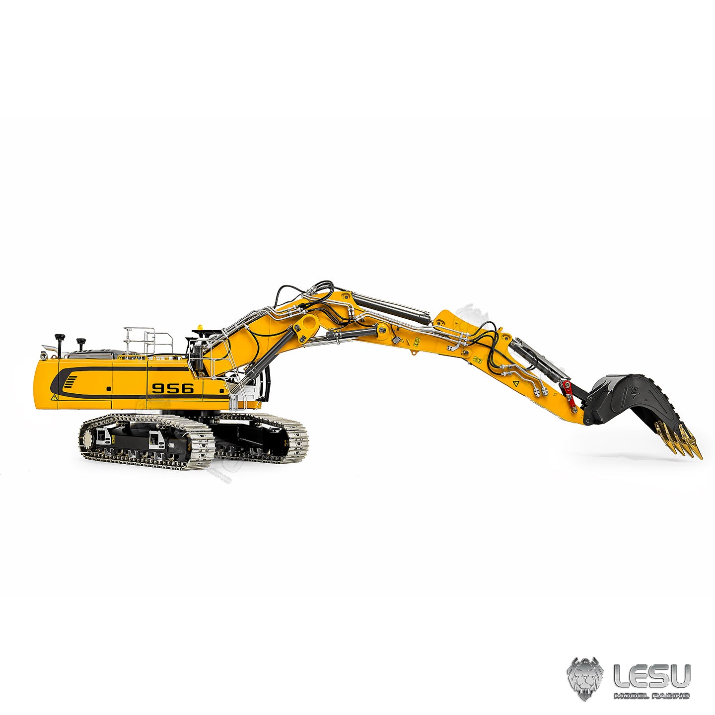 LESU 1/14 Hydraulic R956 Three-Section Arm Excavator Model BA-B0040 Motor-Driven Version Dual Pump 7-Valve