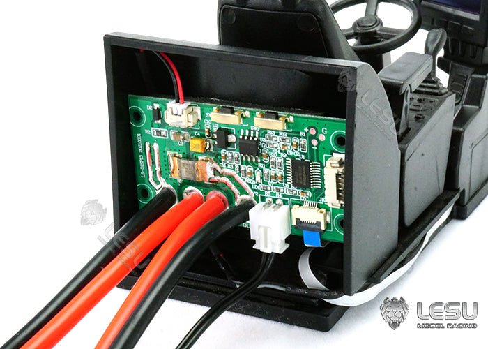 LESU 1/14 engineering model excavator driver's seat modification multi-function LCD display