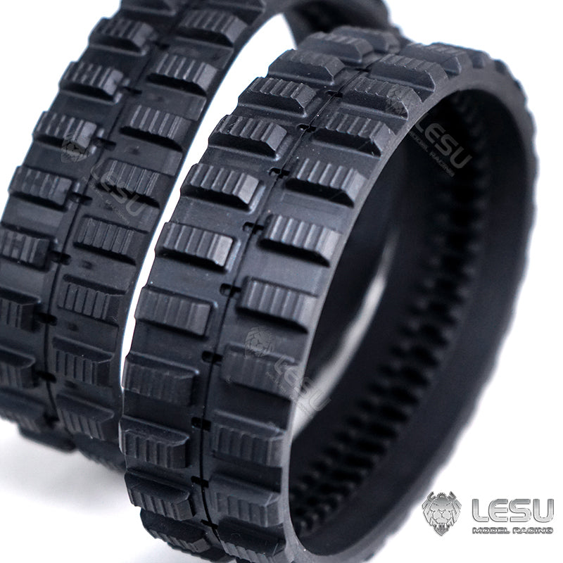 LESU 1/14 Simulation Model Engineering Crawler Bobcat Skid Steer Loader Rubber Track Strip