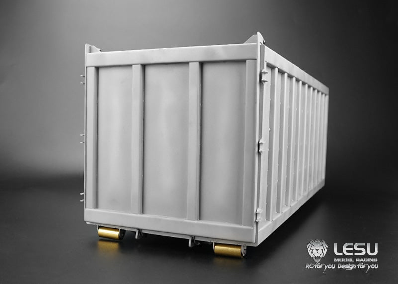 LESU 1/14 Truck Metal Toy Fully Unloaded Hydraulic Roll-off Truck Cargo Box Set LS20160901-H