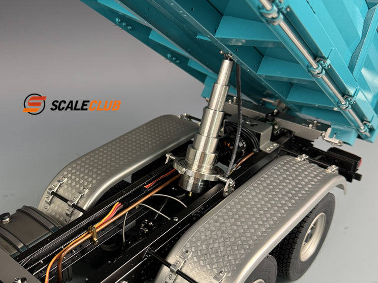 SCALECLUB 1/14 MAN TGS Mud Head Three-way Hydraulic Dump Full Metal Remote Control Truck Model