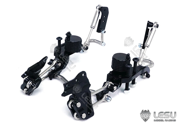 1/14 simulation truck model Tamiya modified accessories X-8022-B steering axle shock absorber airbag suspension LESU