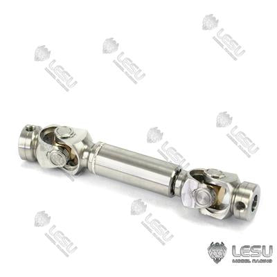 LESU 1/14 truck Tamiya tractor spline drive shaft stainless steel welding CVD universal joint coupling climbing car