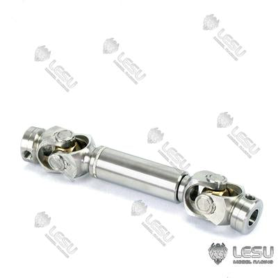 LESU 1/14 truck Tamiya tractor spline drive shaft stainless steel welding CVD universal joint coupling climbing car