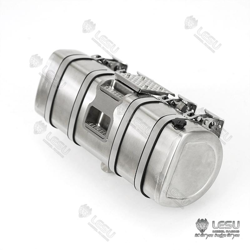 LESU G-6244-B 1/14 truck model FH16 simulation D-type semicircular pedal fuel tank Tamiya truck upgrade modification accessories