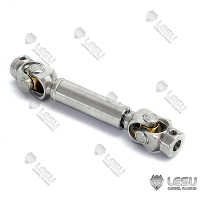 LESU 1/14 truck Tamiya tractor spline drive shaft stainless steel welding CVD universal joint coupling climbing car