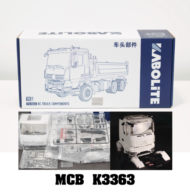 3363 Engineering Vehicle Shell 1/14-JXmodel-Kabolite-k3361 Tamiya Model Mercedes-Benz KIT