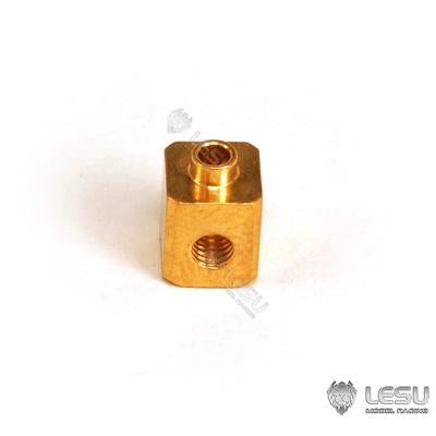 LESU engineering machinery model hydraulic components Yz-1204-cu copper tube welding elbow nozzle metal accessories