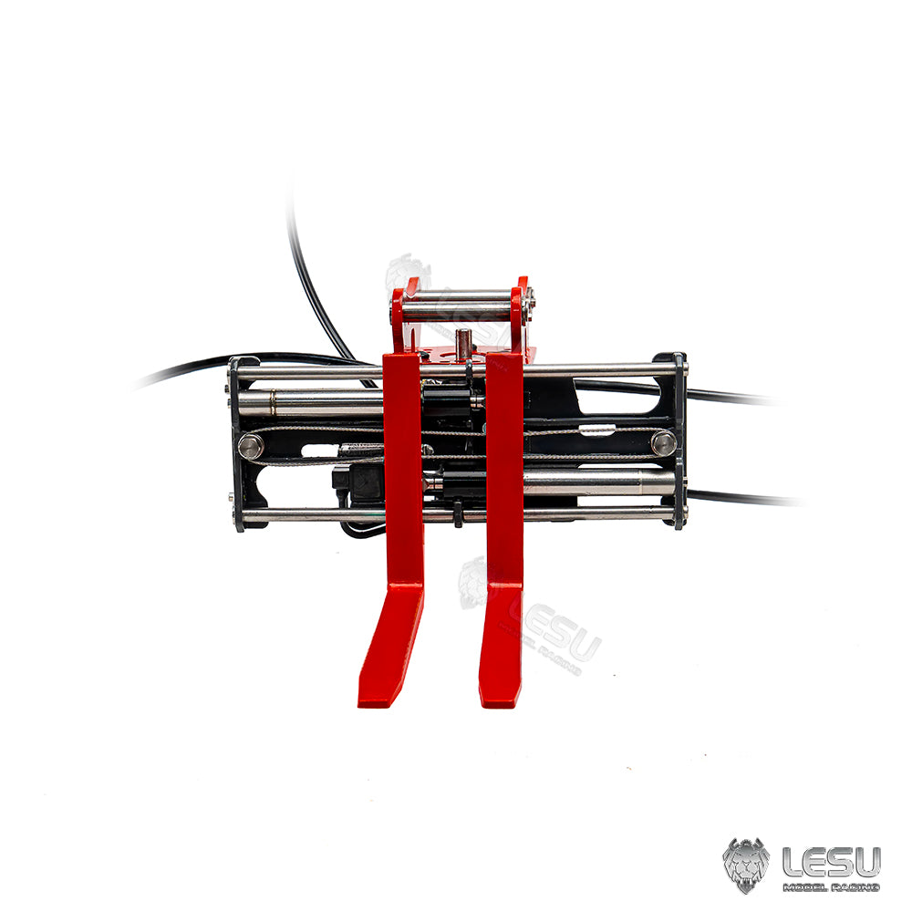 LESU 1/14 Engineering Hydraulic Metal Excavator Remote Control Model LESU Excavator Exclusive Hydraulic 270 Degree Rotating Fork AT-C0041