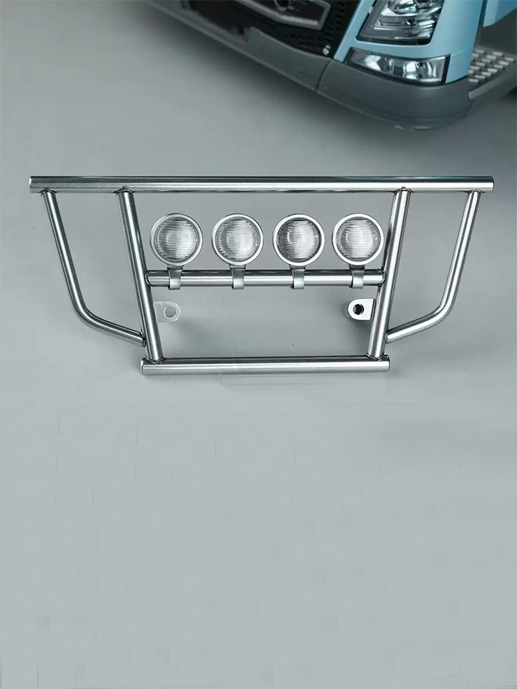 Scaleclub Model for Tamiya LESU 1/14 RC Truck Model Toy Metal Front Bumper with Light Upgrade Parts or DIY Modified Parts
