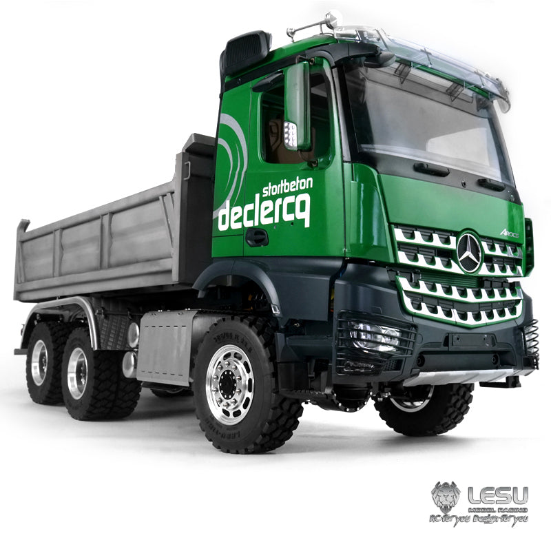 LESU1/14 remote control model hydraulic dump truck 6X6 all-wheel drive differential lock axle mud truck LS-Z0009