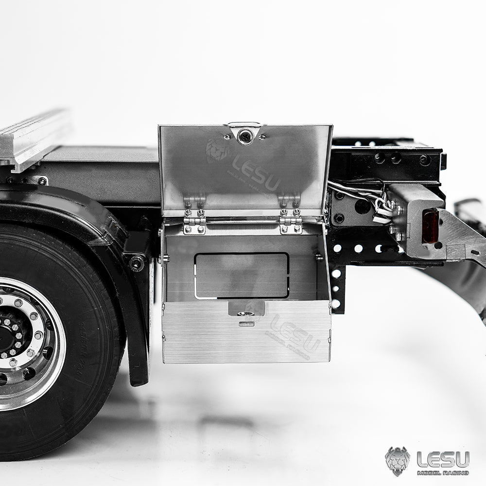 1/14 Truck Dump Truck Simulation Toolbox Openable G-6184-B Tractor Model LESU