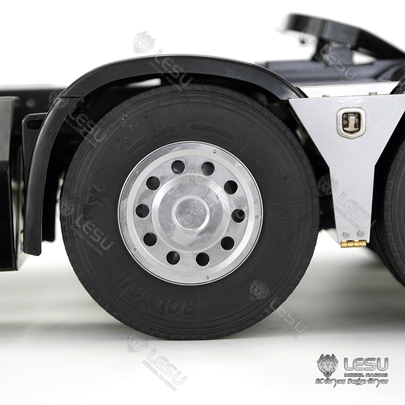 1/14 Truck Toy Aluminum Alloy Rear Wheel Hub W-2054 Tamiya Tractor Universal Modification Accessories LESU Model