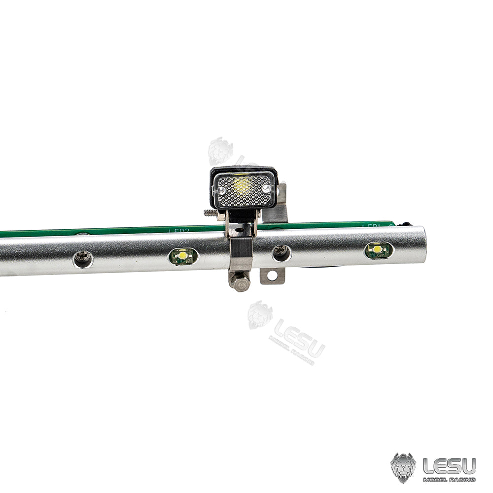 LESU 1/14 Truck LED Spotlight High Top Metal Dome Light S-1321 Tamiya Tractor R470 R620 Model Modification